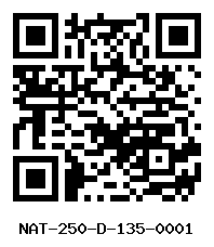 QR Code NAT-250-D-135-0001