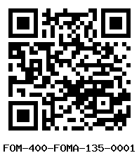 QR Code FOM-400-FOMA-135-0001